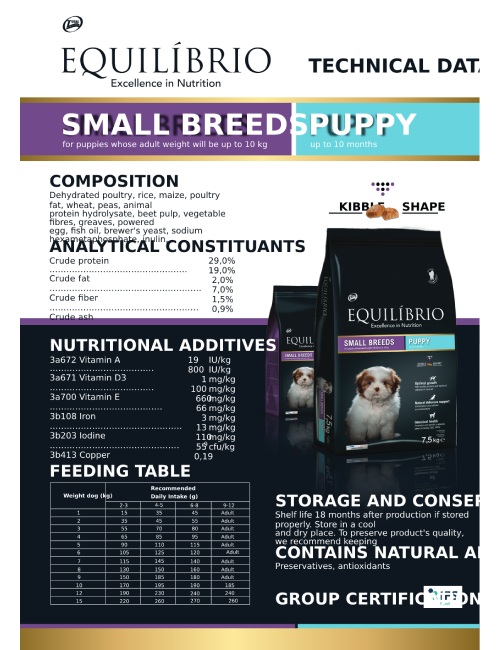 Equilibrio Small Breeds Puppy
