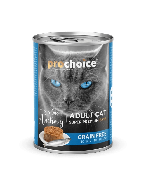 PROCHOICE ADULT CAT SARDINES & ANCHOVY PATE