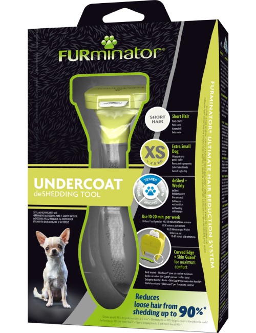FURminator deShedding Tool for Extra Small Short Hair Dog