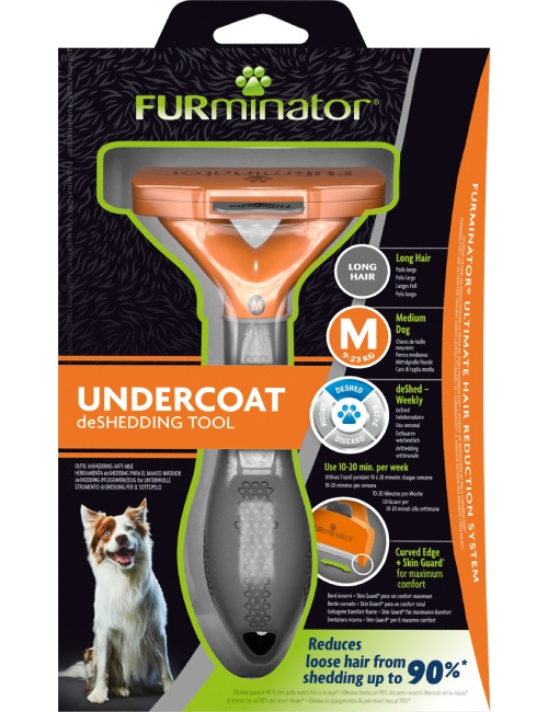 FURminator deShedding Tool for Medium Long Hair Dog