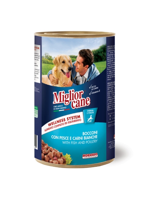 Migliorcane Chunks with Fish and Poultry