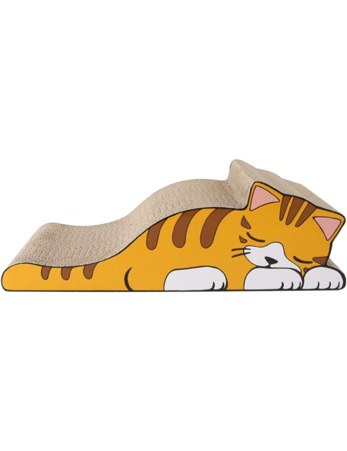 Cat-Shaped Cat Scratcher Cardboard
