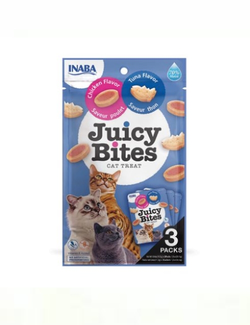 Inaba Juicy Bites Chicken and Tuna Flavors