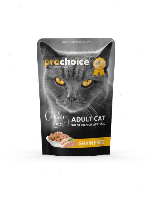 Prochoice Adult Cat Chicken and Liver Chunks in Jelly