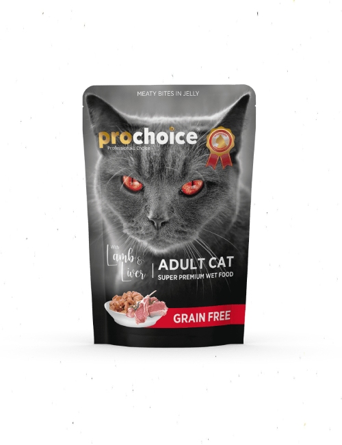 Prochoice Adult Cat Lamb and Liver Chunks in Jelly